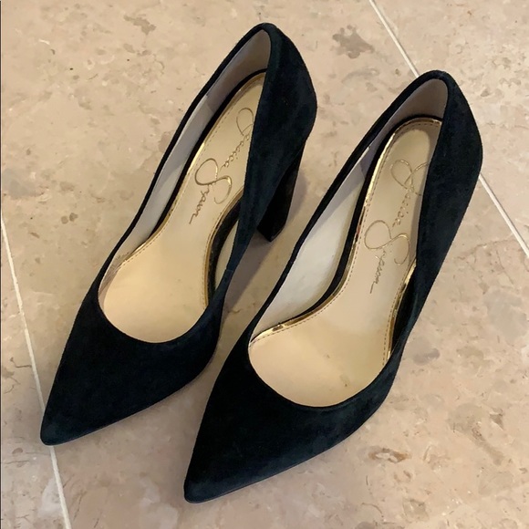 Jessica Simpson Shoes - Jessica Simpson Black pumps sz 6  heels
